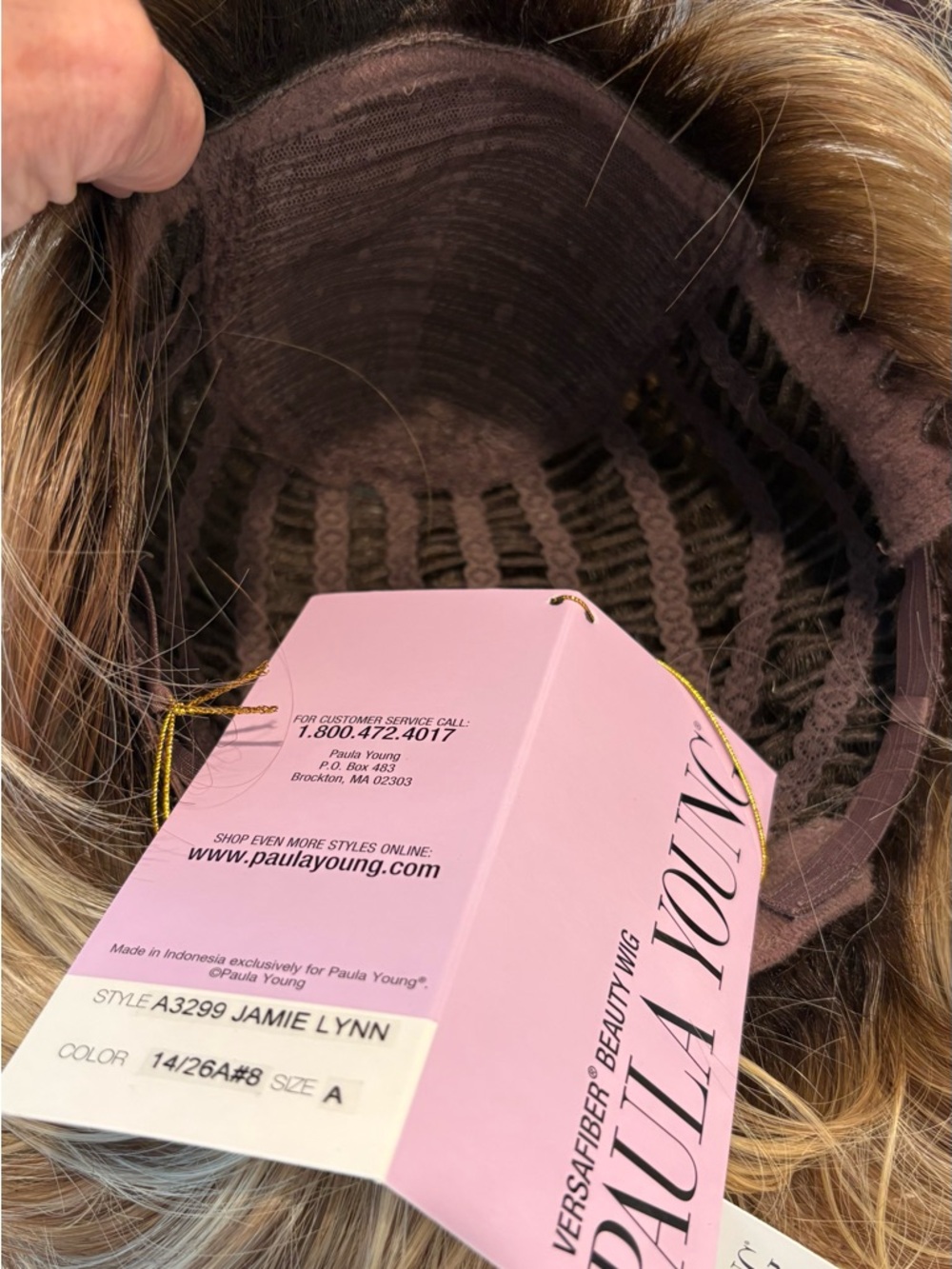 PAULA YOUNG Jamie Lynn Sun Kissed Blonde Rooted HF Synthetic Wig! NEW! - Picture 10 of 15